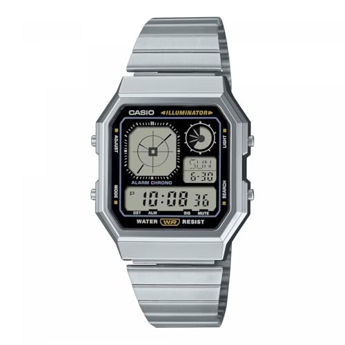 Zegarek Casio Collection A130WE-1AEF z żywicy i stali