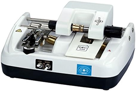 Huanyu Automatic Lens Groover & Beveller Stainless Steel Panel Slotting & Chamfering Machine with Blade (LY-12A, 110V/60Hz)