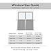 Home Queen Blackout Rod Pocket Tier Curtains for Small Window, Short Room Darkening Basement Curtains, Cafe Drapes, 2 Panels, 30 W x 24 L Inch Each, Black
