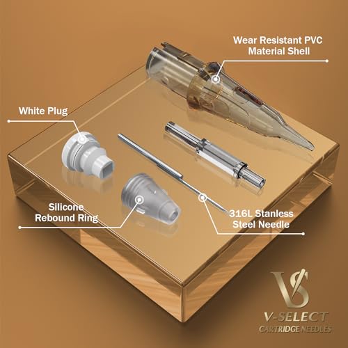 Image of EZ Tattoo Cartridge Needles - 20Pcs #08 (7RL) Bugpin Round Liner Disposable Tattoo Needles Cartridges for Rotary Tattoo Machine Pen Gun - V SELECT