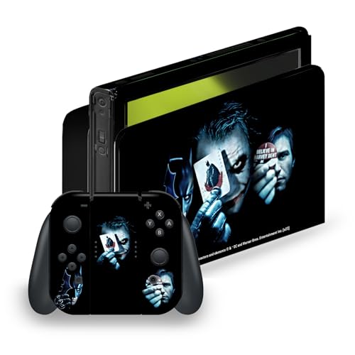 Peau autocollante Switch OLED Joker fine et anti-rayures - Vinyle officiel Head Case Designs