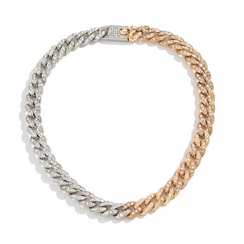 Trendy Necklace for Women 2025,Gold Layered Necklace with Butterfly,Long chain,Pearl Jewelry Set (Gold and Silver Diamond Necklace)