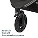 Maxi-Cosi Gia XP Luxe 3-Wheel Travel System, Nimble 3-Wheel maneuverability with All-Terrain Tires and Front-Wheel Suspension, Midnight Black