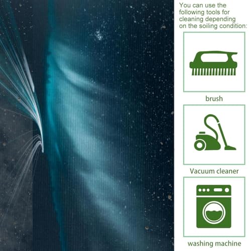 Tapis de cuisine aurore boréale pour décorer et protéger la buanderie