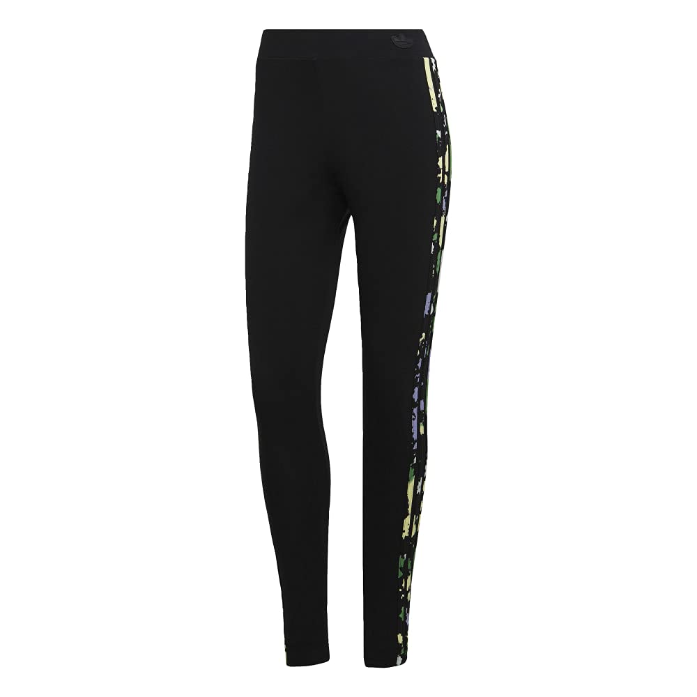 adidas floral stripe leggings