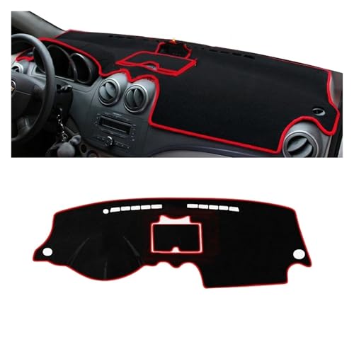 Alfombrillas para salpicadero de Chevrolet Aveo y Kalos 2003-2011 protectoras de calor negro