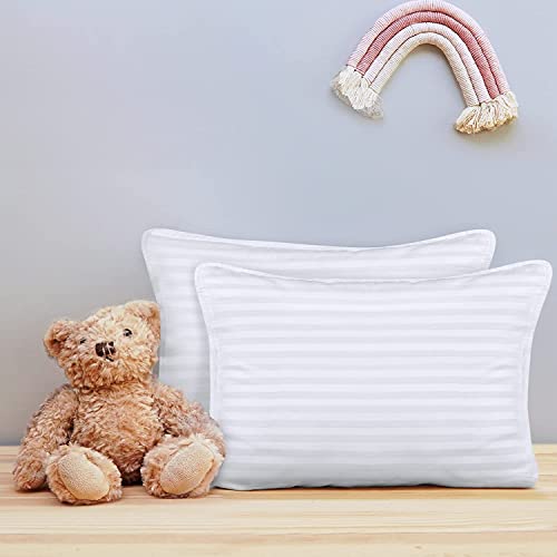 Utopia Bedding UB1934 Toddler Pillow (White, 2 Pack), 14X19 Small Pillow For Kids, Soft And Breathable Cotton Blend Shell thumb #4