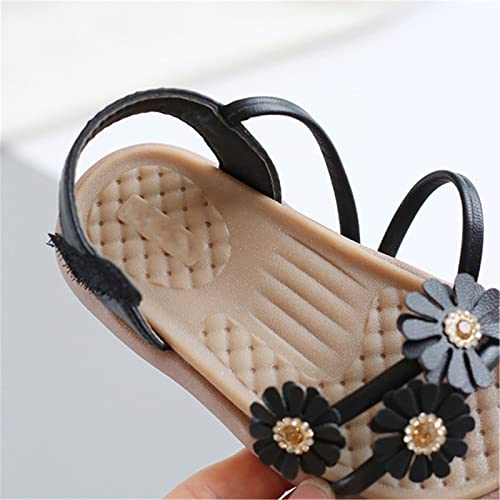 Little Girls Flip Flops Toddler Baby Girl Shoes Small Flower Soft Bottom Shoe Dew Toe Shoe Bag Cute High Heels for Girls4