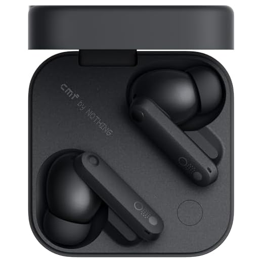 CMF BY NOTHING Buds Pro 2 – Kabellose Ohrhörer mit HiFi-Sound, 50 dB Intelligente aktive Geräuschunterdrückung, 6 HD-Mikrofone und Spatial-Audio-Effekt, 2025 - Dunkelgrau