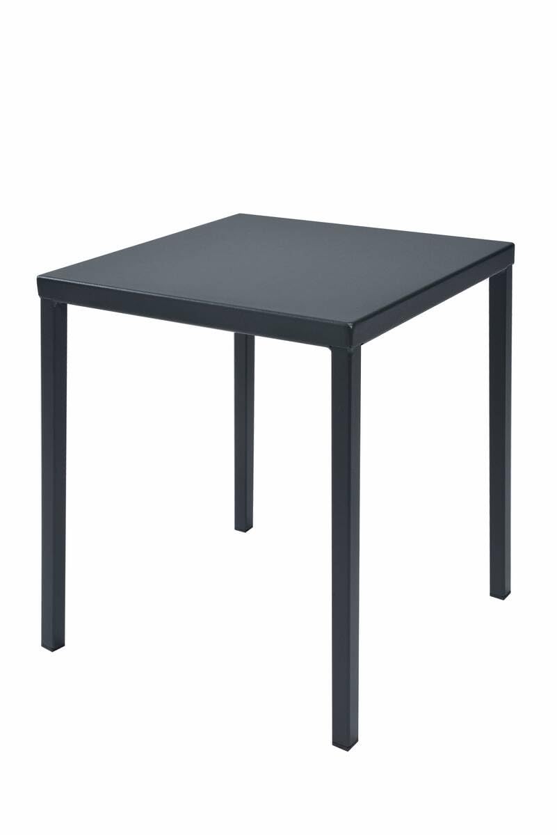 Pouf multifonction empilable Dorio en acier | Solution gain de place pour petit balcon