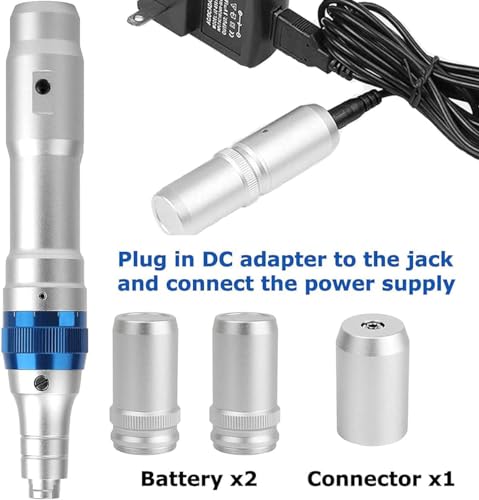 Image of Dermapen Dr.Pen Ultima A6 Microneedle Pen Electric Derma Roller Pen with 12PIN 36PIN Nano Round Cartridges Needles Wrinkle Stretch Marks Scar Hair Loss Treat 0.25-2.5mm Adjustable