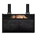 Sellikakes Cute Dog Wheelchair Side Bag with Multi Pockets Remote Control Armrest Side Bag for Most Walkers Rollators Mobility Scooters Wheelchair Accessories
