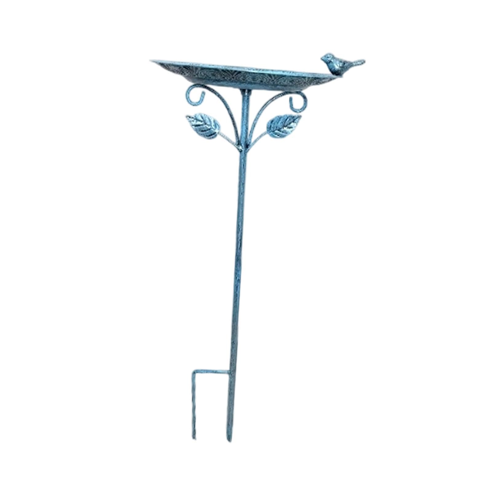 Outdoor Bird Feeder Weather Resistant Bird Bath for Yard Backyard Decoration Blue|Home & Garden|Yard, Garden & Outdoor Living|Bird & Wildlife Accessories|Birdbaths-image-49