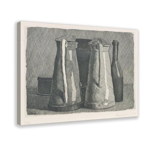 Nature morte italienne Morandi cadre à suspendre vintage 20x30