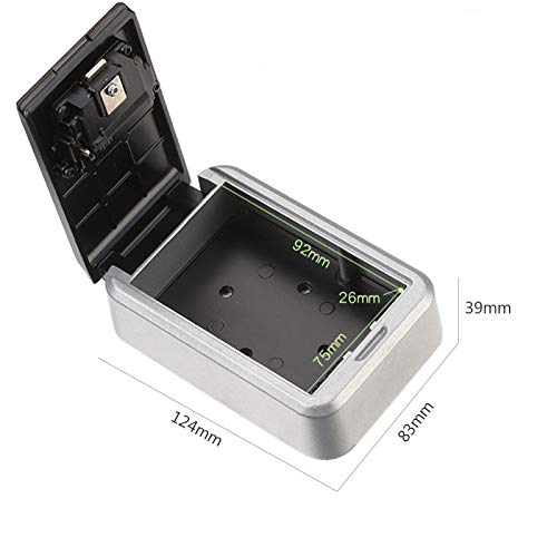 Blusea — Caixa de bloqueio para chave de parede, liga de alumínio com 4 dígitos com senha à prova d