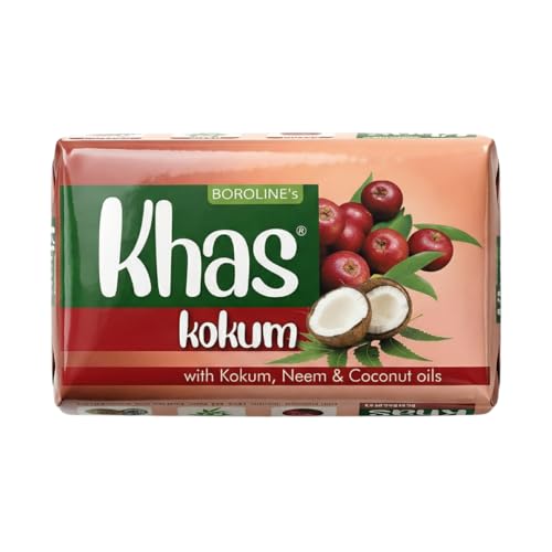 Image of Boroline's Khas Kokum Soap With Deep Cleansing & Moisturizing | With Kokum, Neem & Coconut Oils For All Skin Type (Pack of 5)