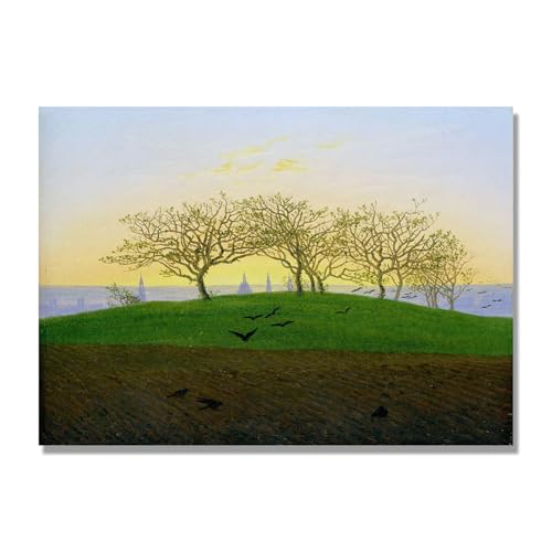 Reproduction de peintures a l'huile Hills and Farmland impression haut de gamme