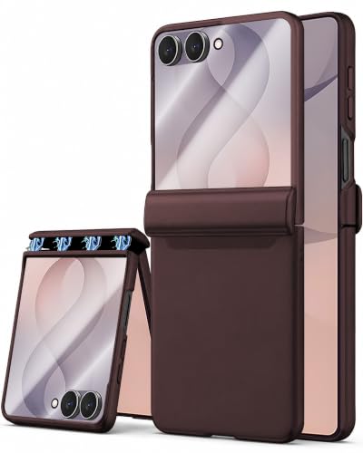 Image of STORMTAL for Samsung Galaxy Z Flip 8 Case, Hinge Protection, Built-in Screen Protector, Wireless Charging, Shockproof, Slim Rugged Phone Protective Case for Galaxy Z Flip 8 Wine