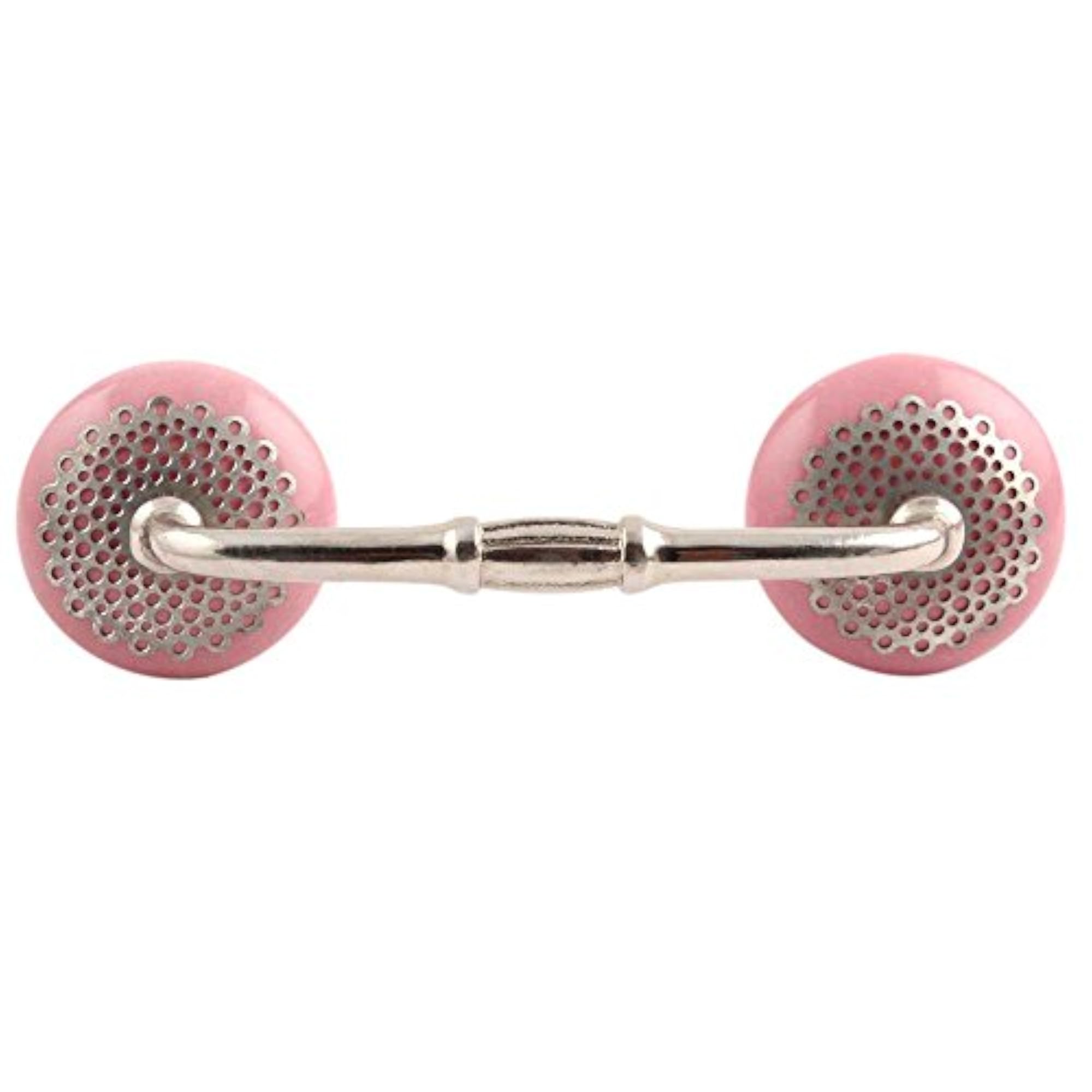 Pink Door Handle for Drawer, Cabinet, Dresser, 4"