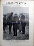 ILLUSTRATION (L') [No 3948] du 02/11/1918 - LA RECEPTION SOLENNELLE DES SOUVERAINS BELGES A BRUGES / LE ROI ALBERT - LA REINE ELISABETH ET LE PRINCE LEOPOLD