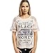 Produktbild Yakuza Damen Black Money Panelling Box Fit T-Shirt, Crystal Pink, M