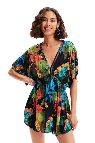 Haut de bikini femme Desigual imprimé tropical avec maintien optimal