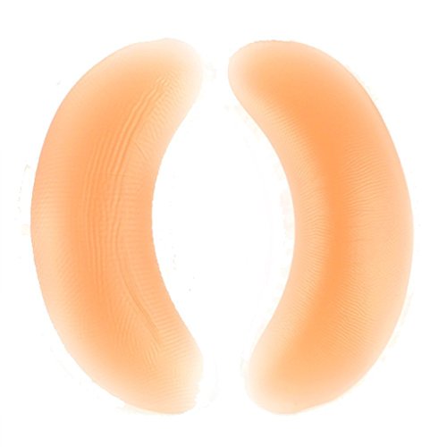 Easy lifestyles Crescent-shaped Silicone Push Up Enhance Invisible Bra Self Adhesive Enhancement Enhancer Falsies Swimsuit Bikini Pads