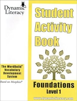 Paperback WordBuild Vocabulary Development System (Based on Morphics) Student Activity Book, Foundations Level 1 Book