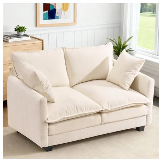 MUDANT Cloud Loveseat Sofa for Small Spaces