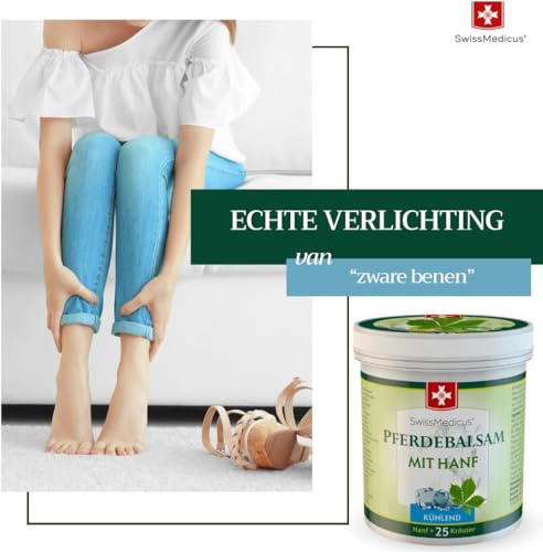 SwissMedicus Pferdebalsam mit Hanf, kühlend für Beine & Muskeln, 75 ml – Ansicht 4