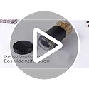 Image of Salt Shaker for Professional Chef - Best Spice Mill Stainless Steel Salt and Pepper Shaker, Moisture-Proof Spice Dispenser, Holder Seasoning Condiment Set with Glass Bottom, (Pack of 2)