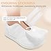 STQ KIDS Wide Toe Box Toddler Barefoot Shoes, Boys Girls First Walking Shoe Non Slip Zero Drop Fashion Sneakers, All White Infant 4