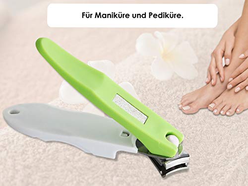 Nagelknipser Nagelschere Maniküre Pediküre Knipser mit Scharfem und Glattem Schnitt - 360 Grad Drehbar – Fußpflege… – Bild 6