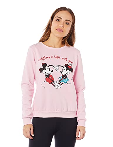 Casaco Mickey e Minnie, Feminino, Disney, Rosa Claro, M