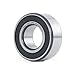 XIKE 2 Pcs 3205-2RS/5205-2RS Sealed Angular Contact Ball Bearing 25x52x20.6mm Double Row, Fits DIY/CNC/Motor/Auto A/C, Water Pump/Industry/Agriculture/Engineering/Textile/Garden Machinery.
