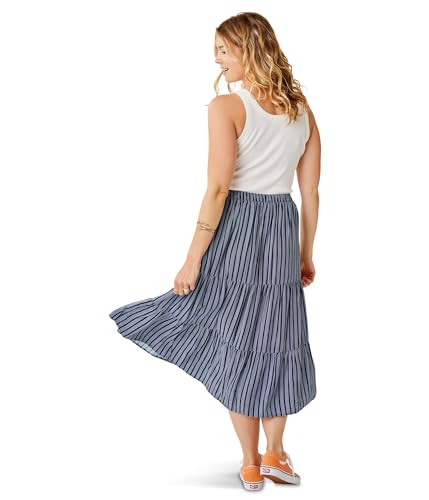 Carve Designs Women's Grace Skirt, Navy Stripe, SM2