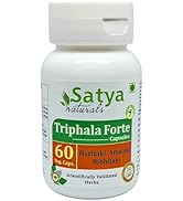 Triphala Forte Capsules 500 mg. 60 Veg. Capsule | Amalaki, Haritaki, Bibhitaki Extract Capsules f...