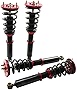 Coilover Struts Spring Shocks Adjustable Coilovers Suspension Coil Spring Shocks and Struts Full Set Kits ECCPP fit for 1995-1999 for Mitsubishi Eclipse/1994-1998 for Mitsubishi Galant