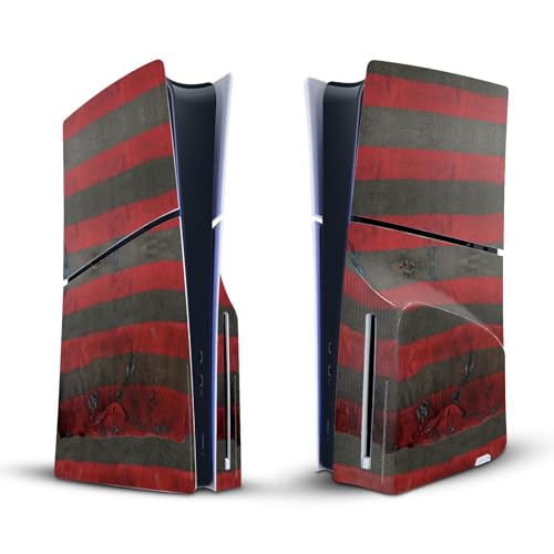 Skin Vinyle PS5 Slim Disc Edition A Nightmare On Elm Street Freddy Autocollant Console Jeu