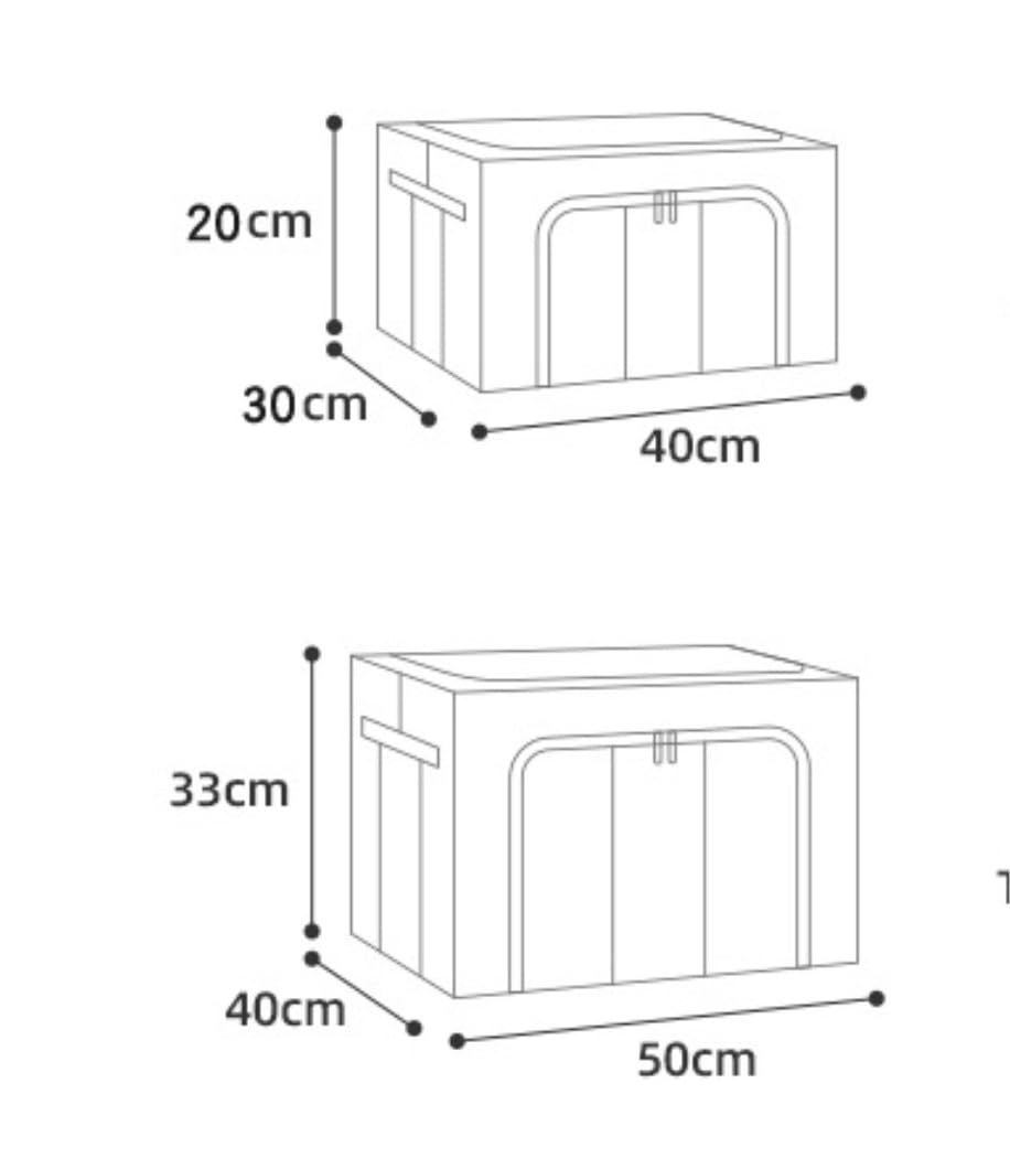 Bolsas Almacenaje Ropa Contenedores De Almacenamiento De Ropa Bolsa De Almacenamiento Plegable con Asa Organización De Ventana Transparente Organizador Armario para Edredones(A,40 * 30 * 20cm)