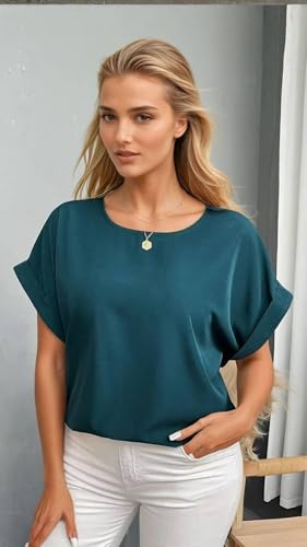 Image of KOTTY Womens Floral Flutter Sleeve Empire Navy Blue Button Boat Neck Top