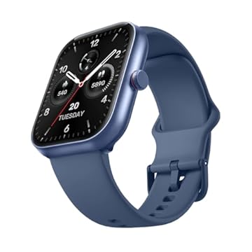 Bettdow SmartWatch, relogio smartwatch com 1.91" Ecrã tátil e Alexa, à prova d'água IP68, relogio smartwatch feminino e masculino com 100+ Modos Esportivos Faz e Recebe Ligações(azul)