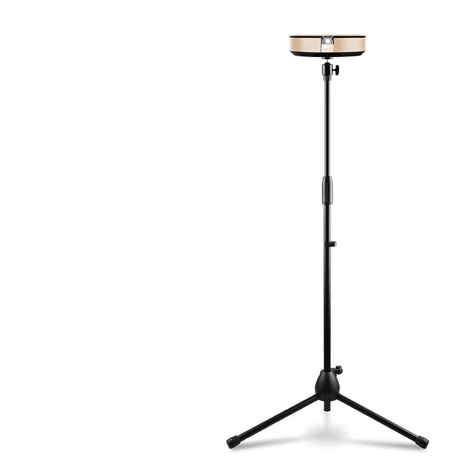 Stand del Proiettore, Supporto Regolabile Mini proiettore per uso domestico Stand da pavimento Treppiede Titolare supporto Staffa regolabile 74cm-141cm per mini proiettore, nero Supporto all'aperto pe