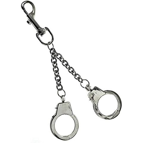 Exceptional Keychains with Handcuffs Keyring Cover