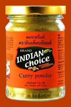 Indian Choice Curry Powder 100 G Thailand Product