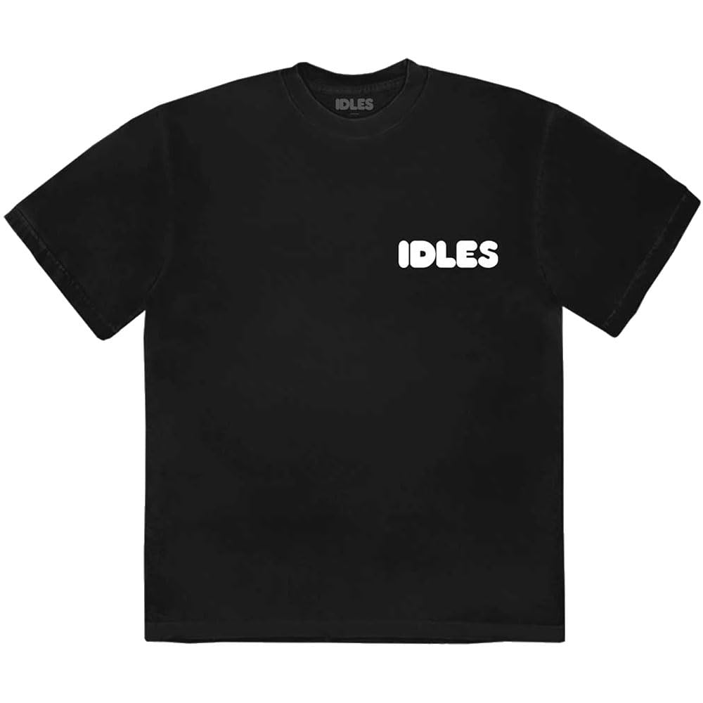 Rock Off officially licensed products Idles Cartoon Flower T Shirt L Black