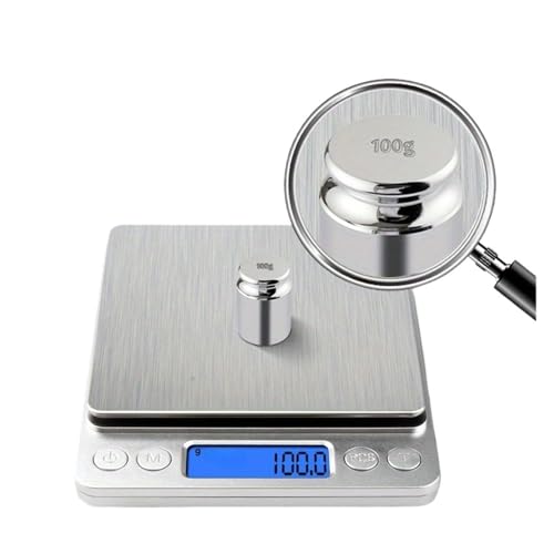 Báscula electrónica con display LCD 3 kg miniatura 3