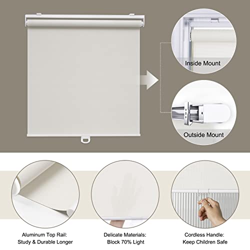 Aosky RS-LF-WHITE-2572 Cordless Roller Shades thumb #3