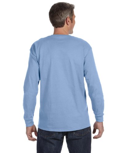 Image of Hanes Mens 6.1 oz. Tagless ComfortSoft Long-Sleeve T-Shirt (5586)