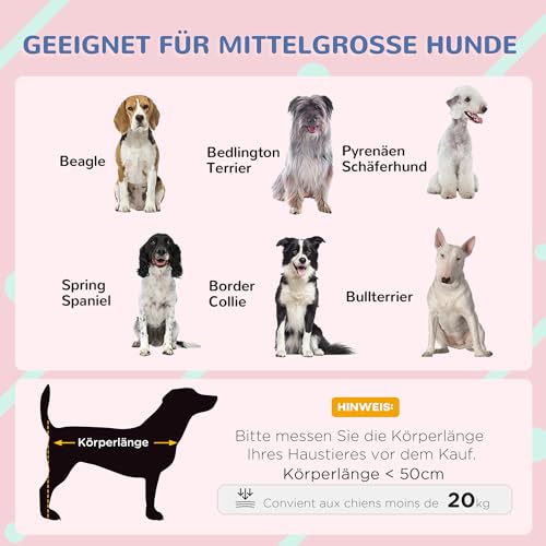 PawHut Hundehütte aus Holz Kleintierhaus mit Asphaltdach Outdoor Hundehöhle korrosionsbeständig Hundehaus mit herausnehmbarem Boden für mittelgroße Hunde 75 x 88 x 82 cm Grau